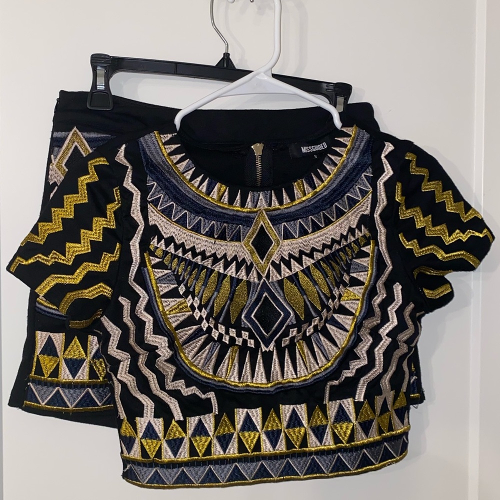 Ornate Coordinating Short Set